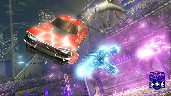 A Rocket League car design from RainClouds