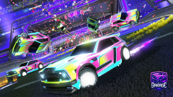 A Rocket League car design from Itz_kaee