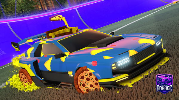 A Rocket League car design from irosario78