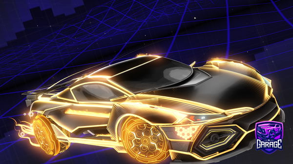 A Rocket League car design from LittleLily