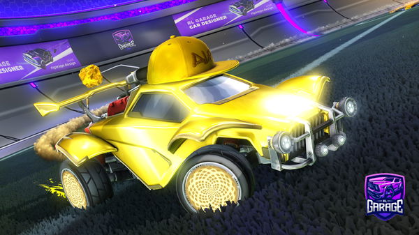 A Rocket League car design from finnburns