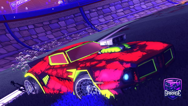 A Rocket League car design from _Brezza_