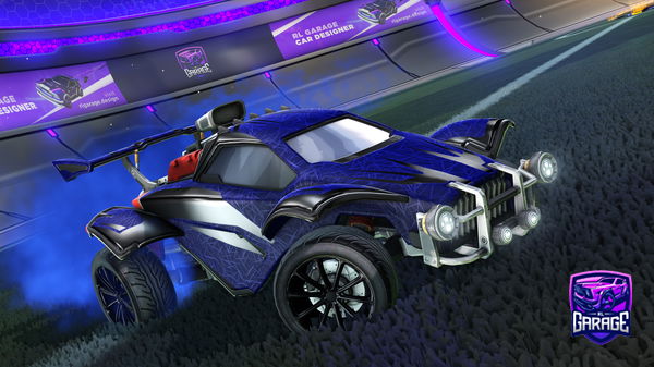 A Rocket League car design from Hamburgler