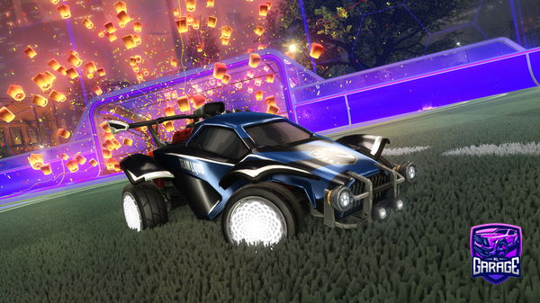 A Rocket League car design from Glowdylano