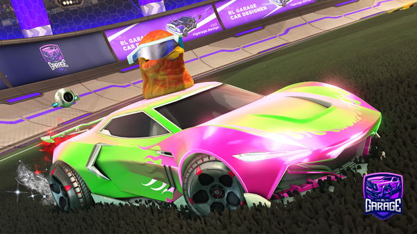 A Rocket League car design from RAYZORDRAGONXVI