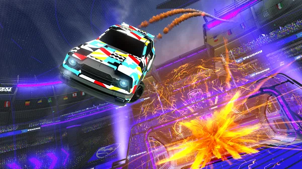 A Rocket League car design from saiffaze