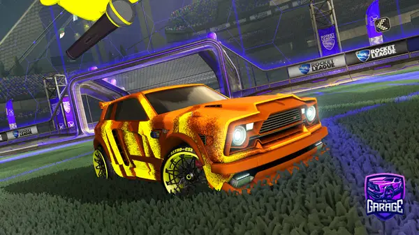 A Rocket League car design from asterisk