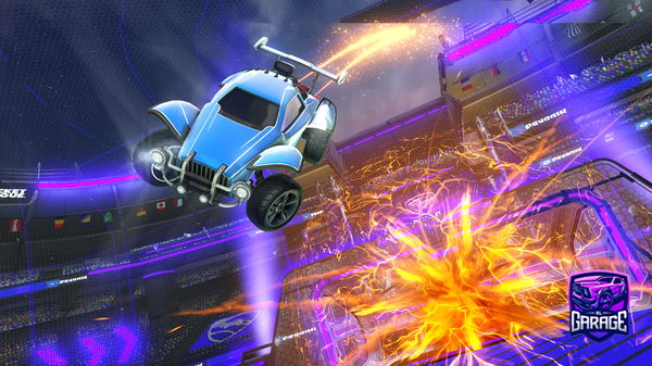 A Rocket League car design from Tallt0tte