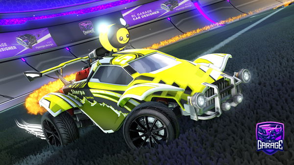A Rocket League car design from Zirered