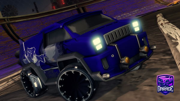 A Rocket League car design from ZeusBEE