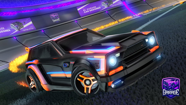 A Rocket League car design from jrlovl