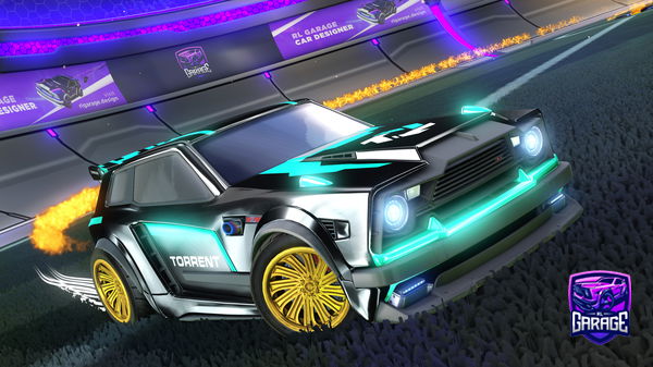 A Rocket League car design from boosted497