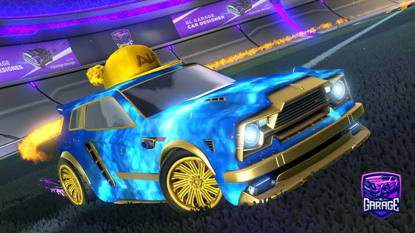 A Rocket League car design from Bigmother