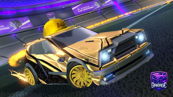 A Rocket League car design from AirzJoey