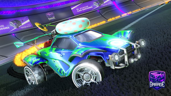 A Rocket League car design from Battleman_NL