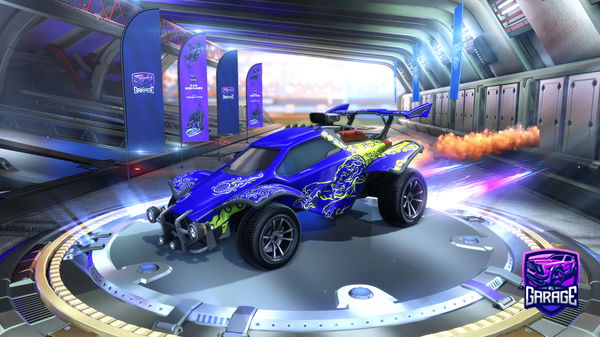 A Rocket League car design from noseque