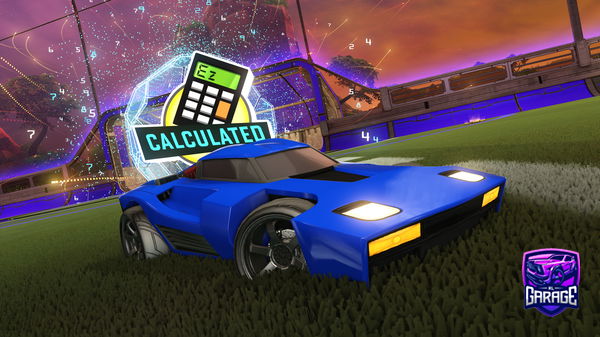 A Rocket League car design from Chocolatezera