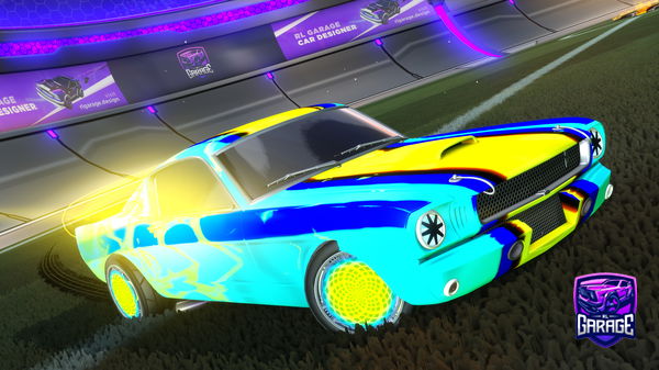 A Rocket League car design from CoolFox