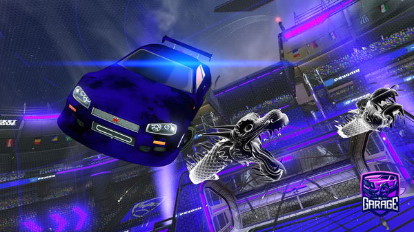 A Rocket League car design from zyvaxxx