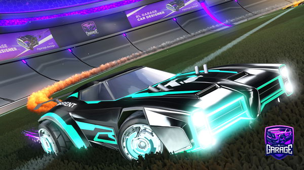 A Rocket League car design from Jayzak333