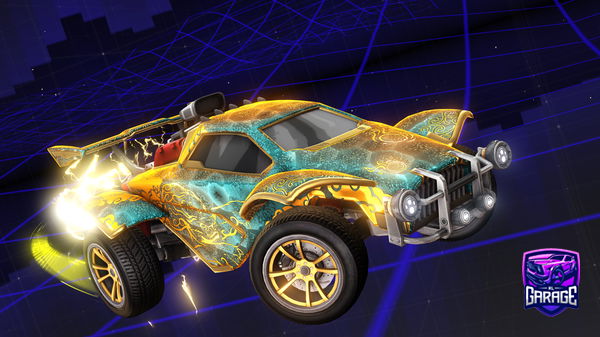 A Rocket League car design from MSereSM