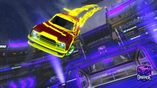 A Rocket League car design from MrShiba077