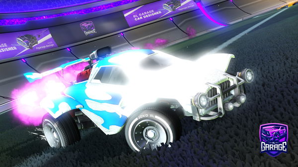 A Rocket League car design from BACK_35