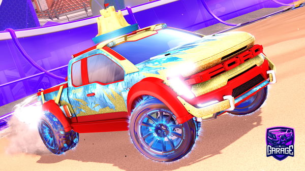 A Rocket League car design from ztune