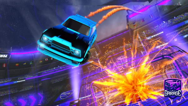 A Rocket League car design from Luke_clay12