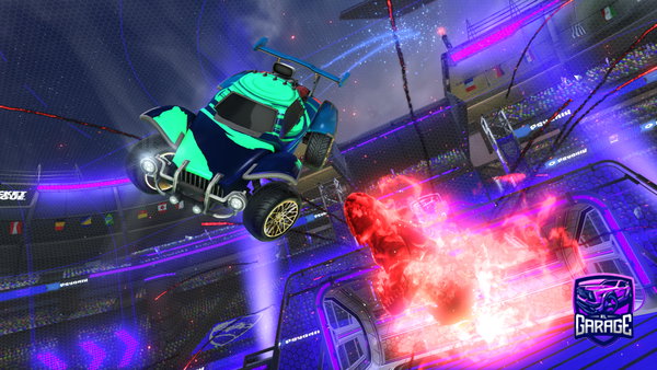 A Rocket League car design from liljuicyduk