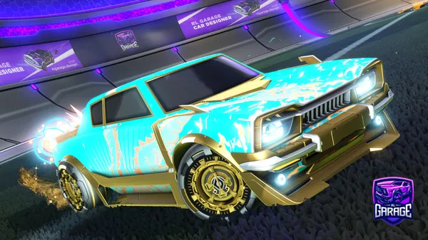 A Rocket League car design from car0