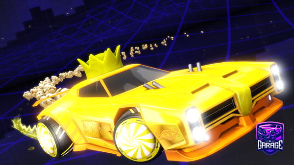 A Rocket League car design from Axolotlife