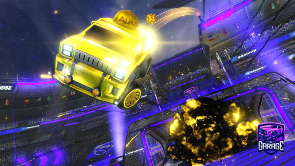 A Rocket League car design from rl_pusheenmg