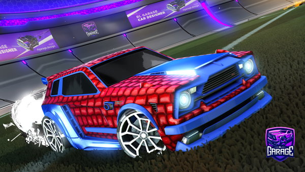 A Rocket League car design from Boolnoz
