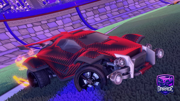 A Rocket League car design from Croument