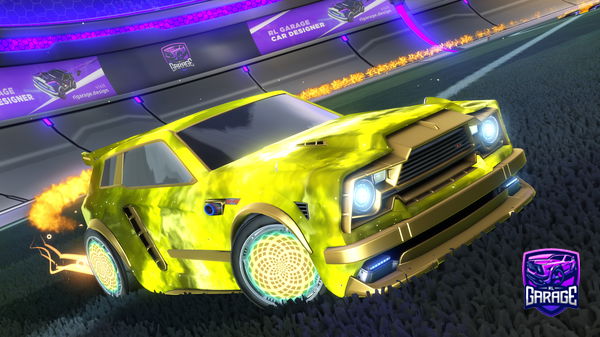 A Rocket League car design from zenix_fire74