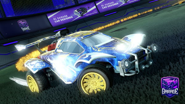 A Rocket League car design from XudiBTB2