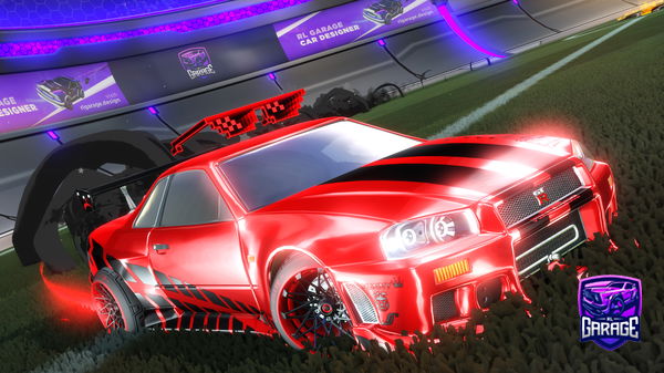 A Rocket League car design from Dekuleaf