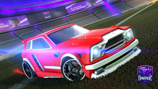 A Rocket League car design from SupbarMocha
