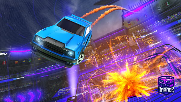 A Rocket League car design from risco-seduzido