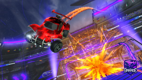 A Rocket League car design from bahaaxq