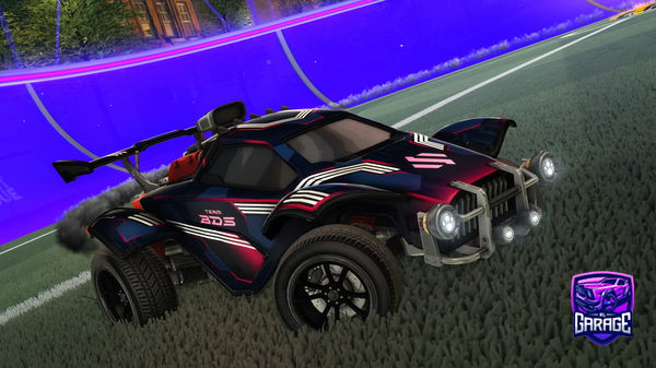 A Rocket League car design from Sploooshen