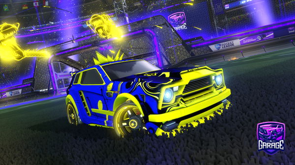 A Rocket League car design from ChewwyBwossom