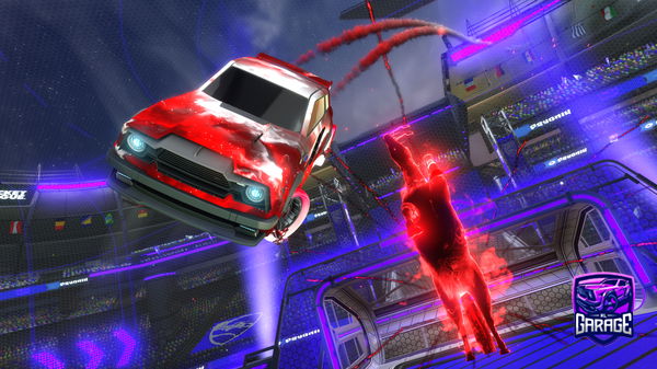 A Rocket League car design from Giratina