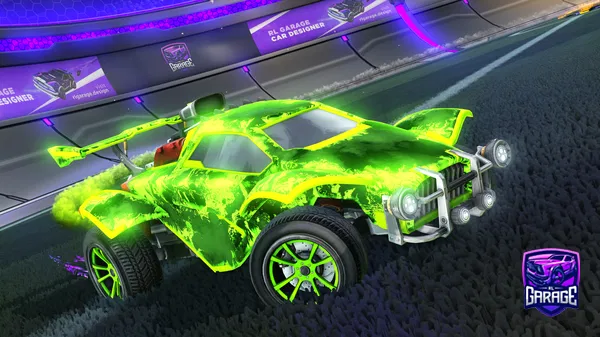 A Rocket League car design from Sound_HiiiGh