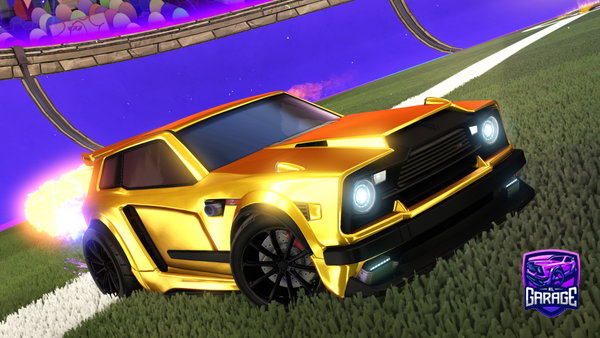 A Rocket League car design from Pytknap