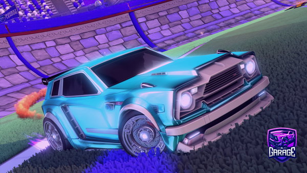 A Rocket League car design from theflyinghog