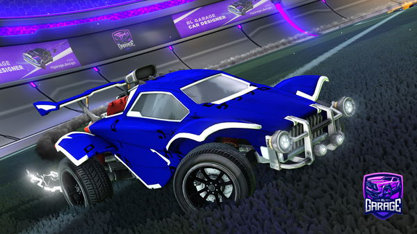 A Rocket League car design from Hadesdorito