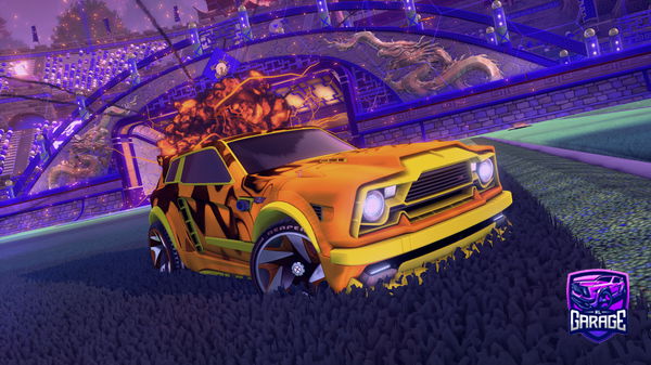 A Rocket League car design from SilverXD