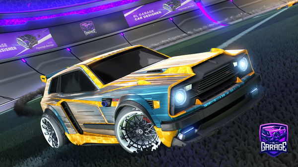 A Rocket League car design from Duckknight28